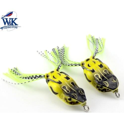 Hot-Sale Fishing Bait at 5 cm 9 g Frog Lure Surface Soft Lure Realistic Frog for Pike Bass Snakehead River Fishing Lures