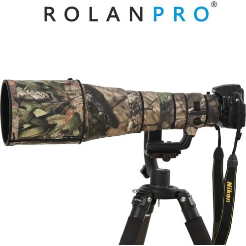 ROLANPRO Lens protective sleeve Rain Cover For Nikon AF-S 600mm F/4E FL ED VR Lens Protective Case Lens Folding hood lens cap