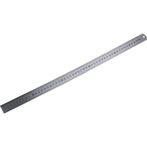 Groove Right Stainless Steel Metric Ruler 50 cm Stainless Metric Ruler