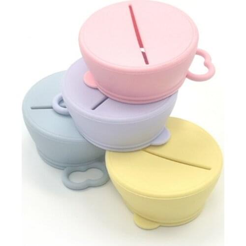 Silicone Spill-proof Lids Cover Baby Snack Cup Lid Elastic Food Grade Silicone BPA Free Soft Material Eco-friendly