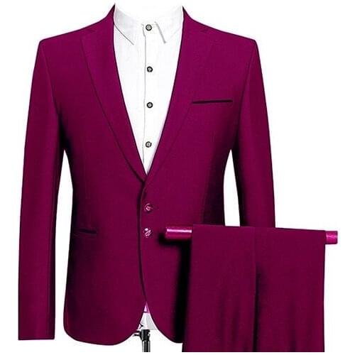 2020 Men Wedding Suits Two Buttons with Pants Wool Blend Tuxedos Fashion Groom Business Career Suits 3 PCS costume homme ternos