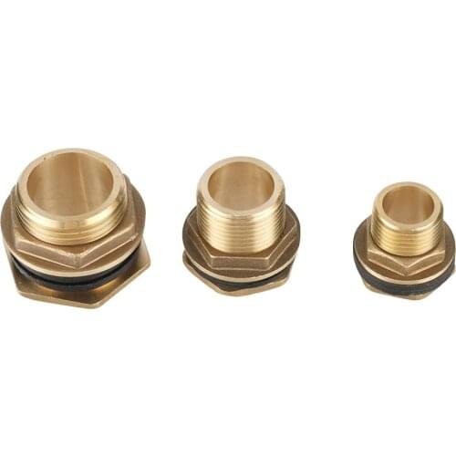 1/2" 3/4" 1" Male Thread Brass Thread Connector Garden Irrigation Water Tank Water Faucet Water Supply Connection Adapter