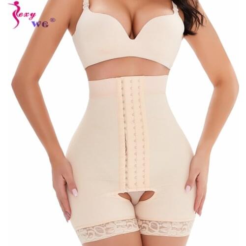 SEXYWG Maternity Women High Waist Shaper Shorts with Hooks Sexy Body Shaper Slimming Panty Bellly Tummy Control Panties