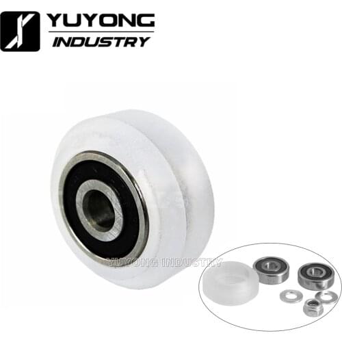 High precision CNC clear Polycarbonate Xtreme Solid v wheel Component,v slot wheel for V-Slot rail,OX CNC C-Beam parts 3D parts