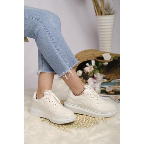 Flr Kapütone Detailed Thick Sole Women 'S Sneaker