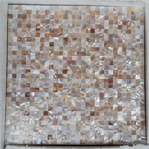 10x10mm chip size shell mother of pearl mosaic tile for kitchen backsplash and bathroom 11 square feet/lot seamless wall tile