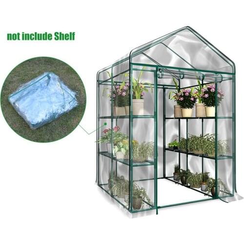 143 * 73 * 195 Cm PVC Corrosion-resistant Plants Warmhouse Garden Tier Waterproof Greenhouse Cover Plant Greenhouse Tent