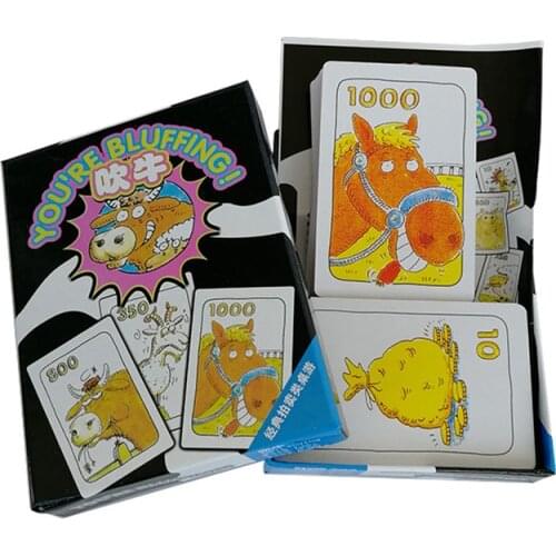 3-5 Players You're Bluffing Board Game Funny Cards Game Family Game For Children