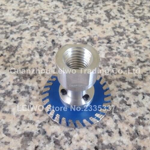 Mini Turbo Diamond Blade 2 inch (50 mm) Granite Tools Engraving Diamond Cutting Disc with M14 Thread Flange 10 Pcs/lot