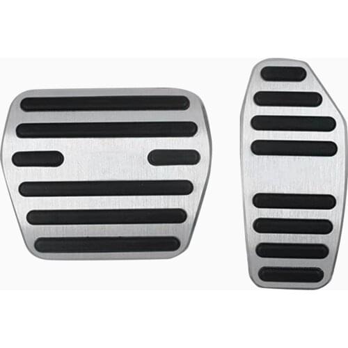 Aluminum Brake Pedal Accelerator Fuel Gas Pedals Pad AT for Nissan Qashqai J11 2014 2015 2016 2017 2018 2019 2020
