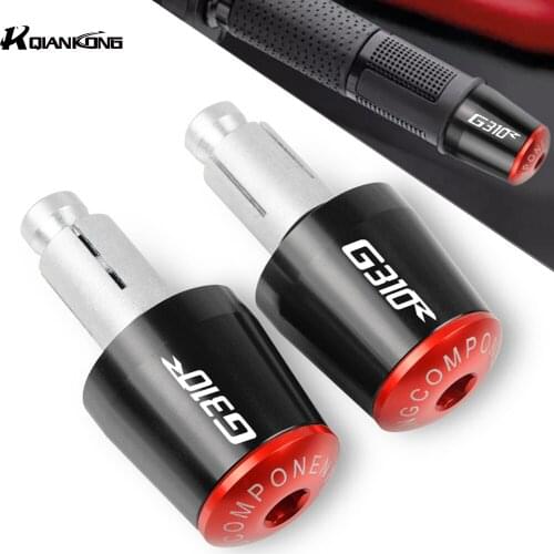 G310R LOGO Aluminum Motorcycle Bar Ends Hand Grip Handlebar End Caps Cover For BMW G310R G 310 R 2014 2015 2016 2017 2018 2019