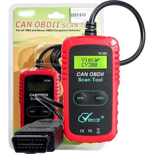 Car Scanner VC300 CAN BUS OBD2 Reader Car Trouble Code Readers OBD2 OBDII Fault Test Diagnostic Scan Tool OBD II Code Reader