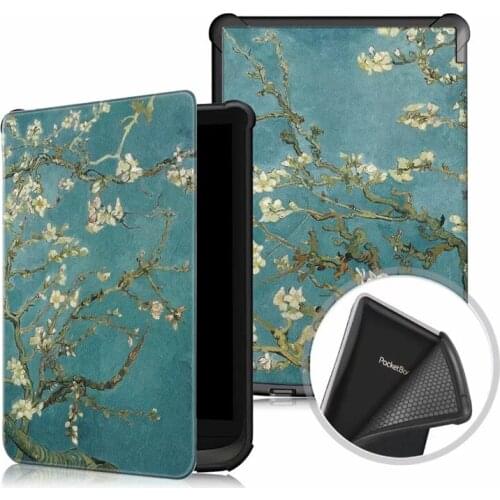 For PocketBook 627 Touch LUX 4 Case Ultra Slim Soft TPU Back Smart Cover for eBook PocketBook 627 616 632 Basic Lux 2