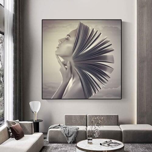 Artistic Naked Beauty Canvas Painting Modern Creative Posters and Prints Wall Pictures Nordic Living Room Home Decoration