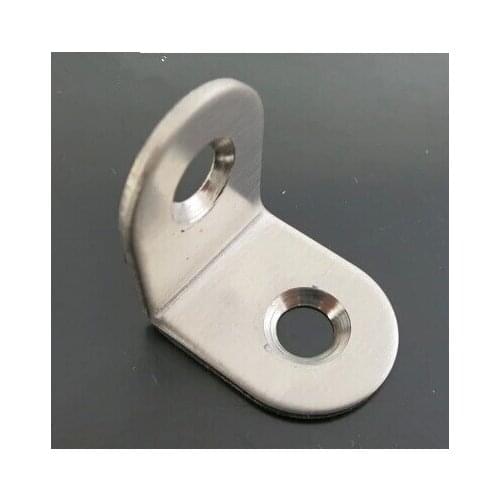 30 PCS Model of rectangular connector type L stainless steel fastener bracket DIY remote control toy four-wheel drive assembly