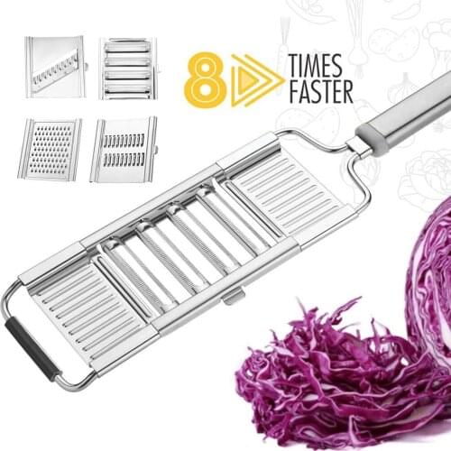 New Multi-purpose Vegetable Slicer Stainless Steel Grater Cutter Shredders Fruit Potato Peeler Carrot Grater Kitchen Accessories