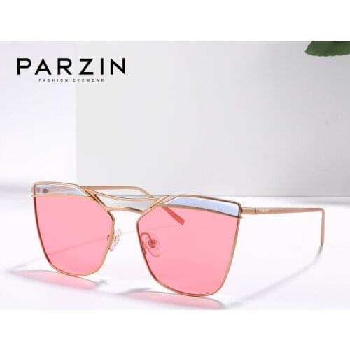 PARZIN Polarized Sunglasses Women Alloy Frame Shield Oversized Sunglasses Men UV400 Outdoor Sports Glasses Gafas De Sol Mujer