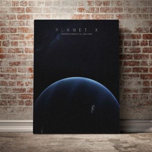 Solar System Planet X Poster Canvas Wall Art Decoration prints for living Kid Children room Home bedroom decor painting