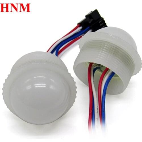 Full color 35mm 9LEDs UCS1903 5050 smd pixel rgb led module 24V led light,amusement funfair lights,Waterproof IP67,Milky cover