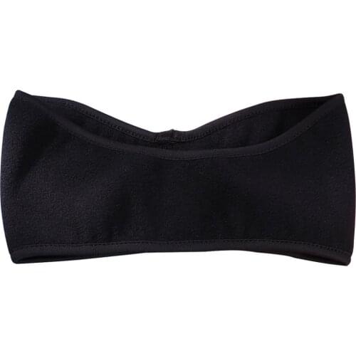 Unisex Women Men Ear Warmer Winter Headbands Fleece Thermal Ski Ear Muff Stretch Spandex Hair Band Accessories (Black) A30