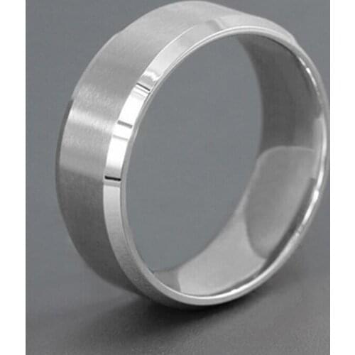 70% Hot Sell Punk Ring Cool Comfortable to Wear Simple Creative Titanium Steel Wide Band Ring for Cocktail Bar Club