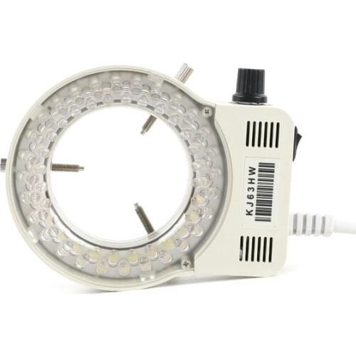 56 LED Adjustable Ring Light Microscope Accessories Illuminator Lamp For Stereo Microscope HDMI USB VGA Industrial Camera