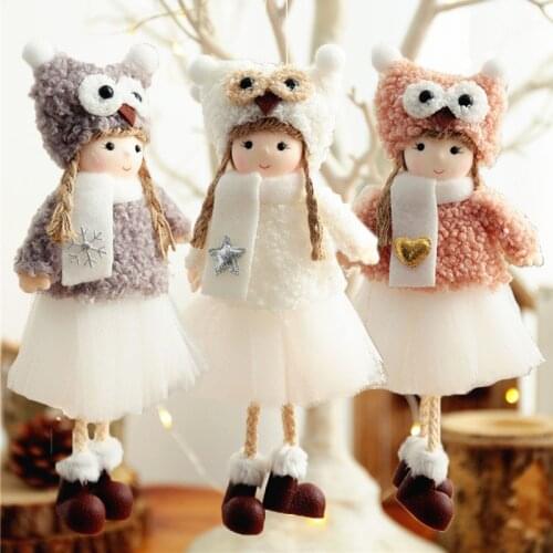 Navidad 2021 New Year 2022 Gifts Christmas Angel Doll Christmas Decorations for Home Xmas Tree Decor Natal Ornaments Noel Deco