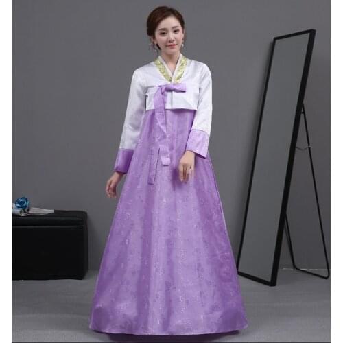 South Korean Traditional Costume Women Hanbok Female Asian Clothing for Stage Perfoamance Korean Ancient Court Clothes 89