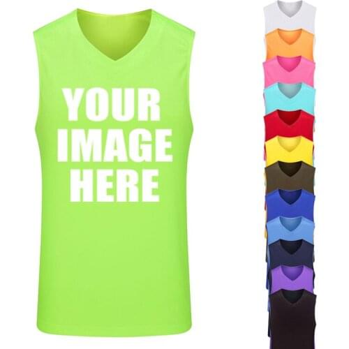 Unisex 100% Polyester Sport Running Basketball Singlets With Logo Custom Undershirts