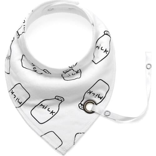 Saliva Towel Baby Bibs with Anti-drop Rope Super Absorbent Infant Boys Cotton Dribble Bib Triangle Scarf Newborn Girls Feeding