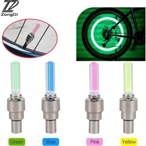 ZD Cool Car Motorcycle Tyres Valve Covers Light For Kia Rio 3 Ceed Toyota Corolla 2008 Avensis C-HR RAV4 Lexus Opel Astra H G J