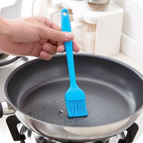 Top Quality 1pcs Silicone Pastry Brush Cookware Bakeware Baking BBQ Oil Brush, Cooking Basting Roasting 210mm Big Size