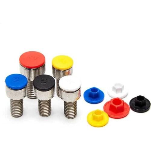 20pcs/lots M3 M4 M5 M6 M8 Plastic Hexagon Head Caps Cover Hex Screws Car Accessories