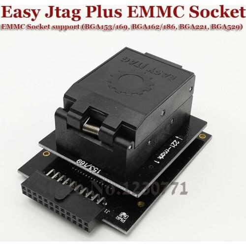 2020 version Z3X Easy-Jtag Plus Box Z3X EMMC socket (BGA153/169, BGA162/186, BGA221, BGA529)