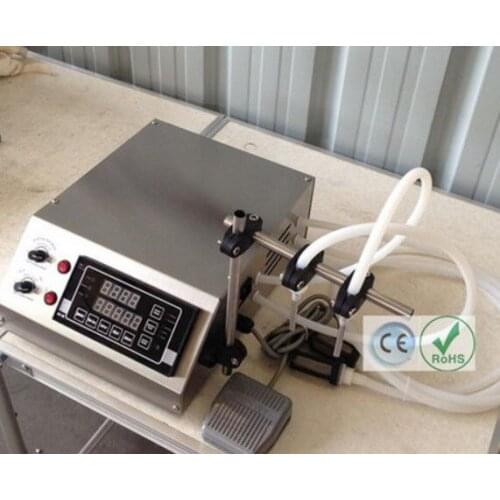 3-4000ml Gear Pump Liquid Filling Machine For Perfume, Oil, Juice, Water, Sauce, Milk GZL-50-2