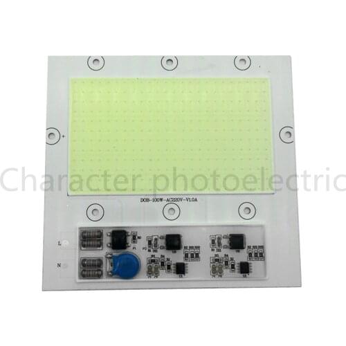 3 pcs 100W 220V COB LED 10000-15000K white input white lamp light source for integrated LED 100W floodlight working lamp lamp