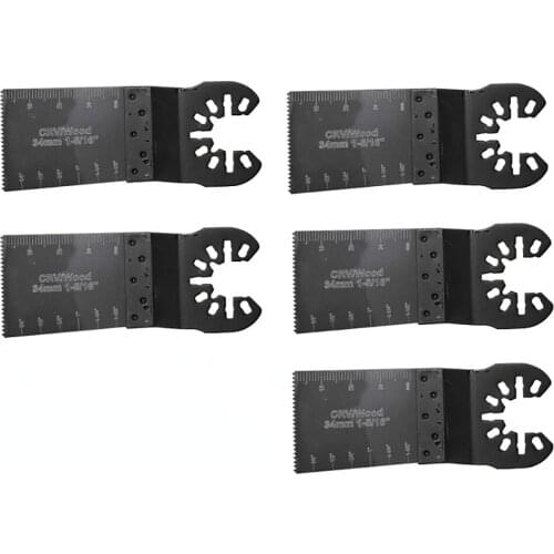 5pcs Multi-Function Saw Blade Accessories Oscillating MultiTool Saw Blades for Renovator Power Wood Cutting Tool Bits