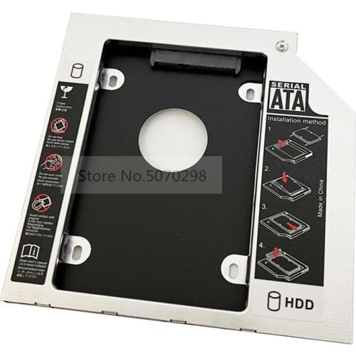 9.5mm 2nd HDD SSD Hard Drive Optical bay Caddy Frame Adapter for ASUS N551 N551JM N551JK N551JQ N550JK-CN109H N750JK-T4042H