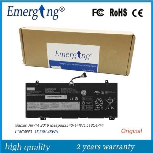 15.36V 45WH Original Laptop Battery For Lenovo IdeaPad C340-14API S540-14IML Flex-1 L18C4PF3 L18M4PF4 L18C4PF4 L18M4PF3