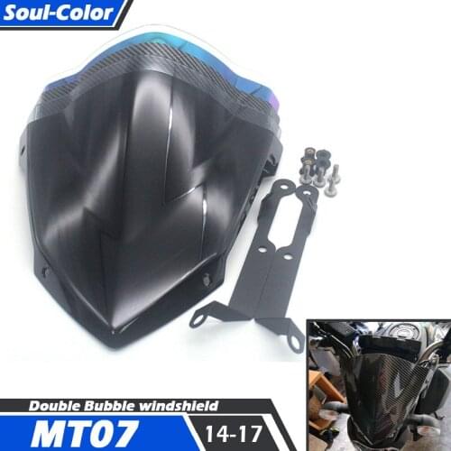 Motorcycle Accessories Windshield Windscreen For YAMAHA MT-07 FZ-07 2014-2018 2019 2020 Wind Deflectors MT07 FZ07 FZ MT 07