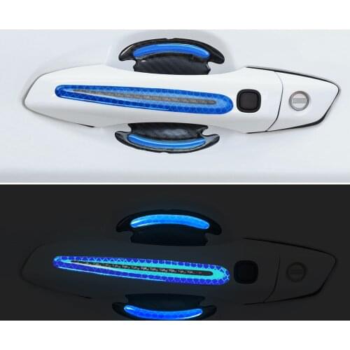 Car Reflective Door Handle Bowl Sticker for Honda Hrv Civic Accord Cr-v Freed Pilot Odyssey Fit City BR-V Mobilio WR-V