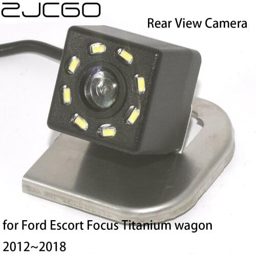 ZJCGO CCD HD Car Rear View Reverse Back Up Parking Night Vision Waterproof Camera For Ford Escort Focus Titanium wagon 2012~2018