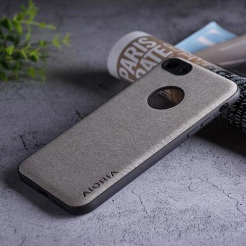 Case for iPhone 7 Plus 8 plus X XS 6 6S Plus soft TPU silicone material textile skin covers for iPhone X xs 7 6 case coque funda