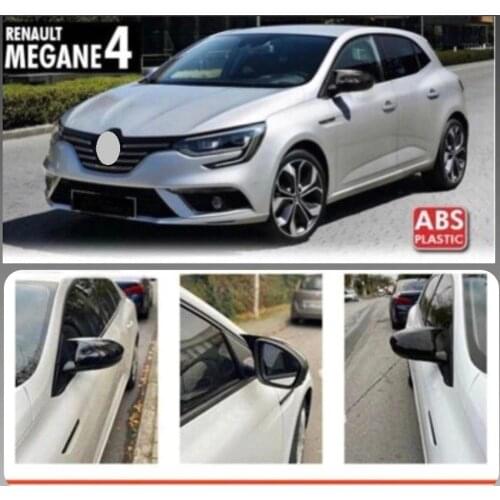 Right and Left For Renault Megane 4 Bat Mirror Cover Piano Black 2016 and After the Quality Product Full Harmony 1 Suit 2 Piece
