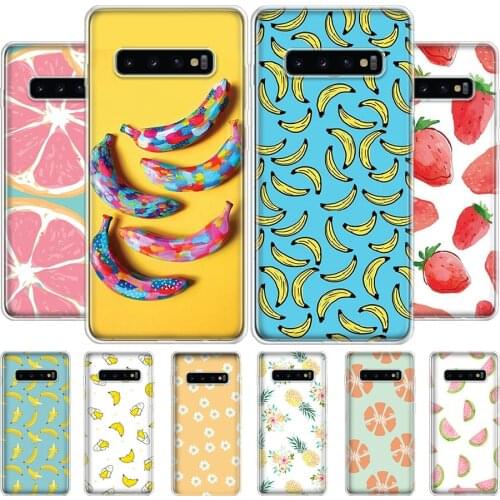 Funny Banana Cartoon Middle Finger Phone Case For Samsung Galaxy S20 S10 S21 Ultra Note 10 20 S9 S8 S7 FE Plus Lite Cover Soft S