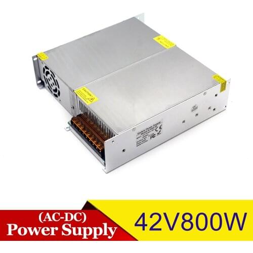 DC42V 19A 800W Driver Switching Power Supply 110V 220V AC to 42V DC Constant Voltage Transformer Monitoring CCTV CNC Router