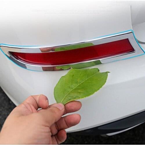 For BMW X3 2018 2PCS Car Front & Rear Fog Light Lamp Cover Trim Moldings ABS Chrome Car Styling Auto Accessories