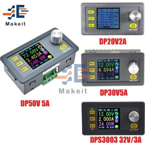DP50V5A DP30V5A DP20V2A DPS3003 Constant Voltage Current Step Down Programmable Power Supply Module LCD Buck Converter Module