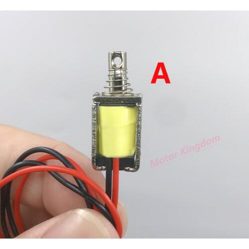 DC 5V~6V Mini DC Solenoid Electromagnet Self-holding Suction Type Micro Electric Magnet For Household Appliances Magnet