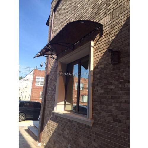 DS100200-A,100x200cm/39.37x78.74inches.Home Use Canopy Window Coverings,Aluminum Bracket With PC Canopy Window Coverings